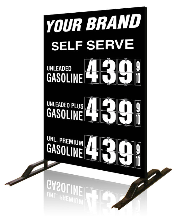 Three Product Flip All Double Sided Sign