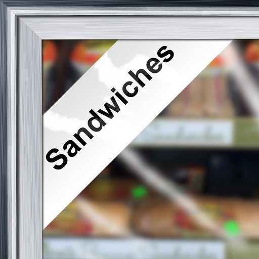 "Sandwiches" Cooler Door Decal