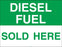 Diesel Fuel- 24"w x 18"h Coroplast Yard Sign