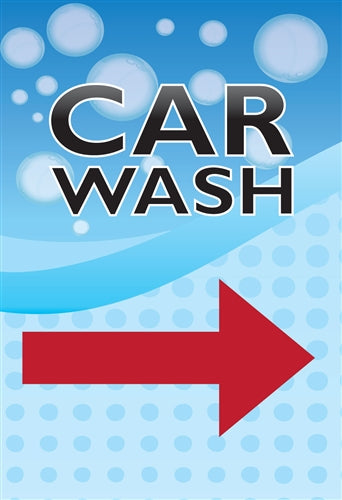 Car Wash Arrow- Waste Container Insert
