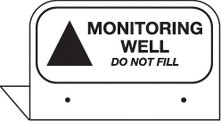 Aluminum FPI Tags- "Monitoring Well"