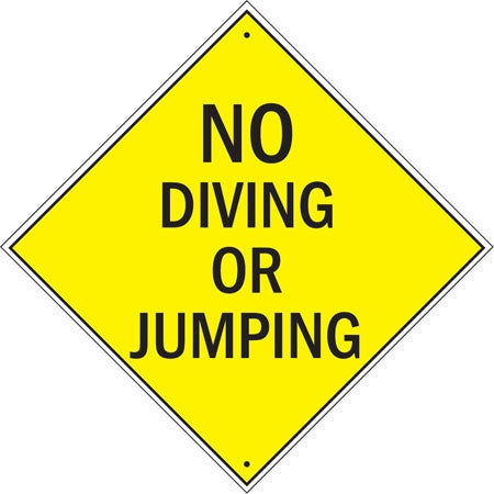 No Diving or Jumping