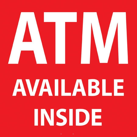 ATM Signs & Decals