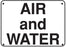 Air And Water- 14"w x 10"h Aluminum Sign