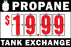 Propane Tank Exchange Flip-Sign