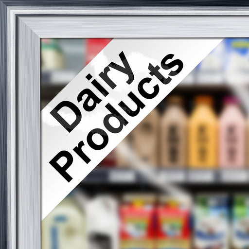 "Dairy Products" Cooler Door Decal