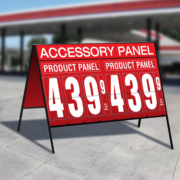 20" Flip Sign- 2 Product Horizontal, Double Sided A-Frame