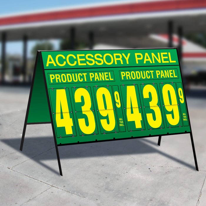 20" Flip Sign- 2 Product Horizontal, Double Sided A-Frame