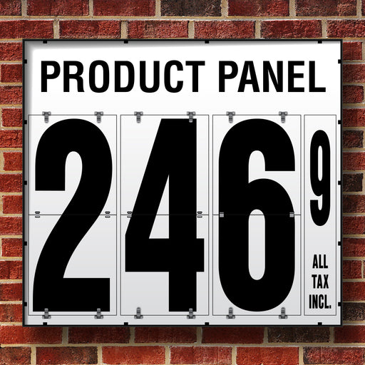 24" Flip Numbers- Single-Product, Wall or Pole Mount