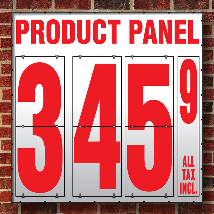 40" Flip Numbers- Single-Product, Wall or Pole Mount