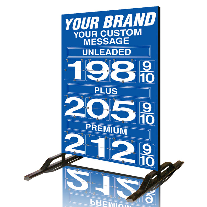 Three Product Fuel Price Sign