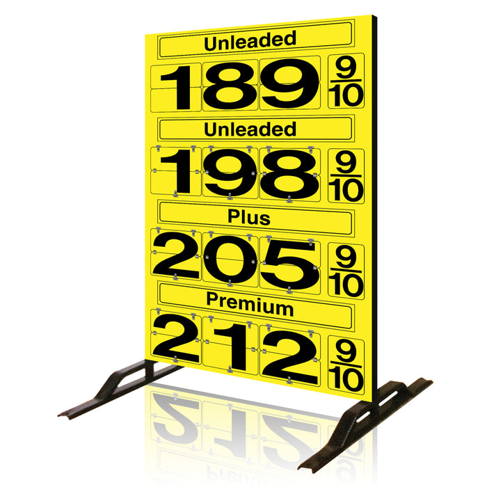 Four Product Fuel Price Sign