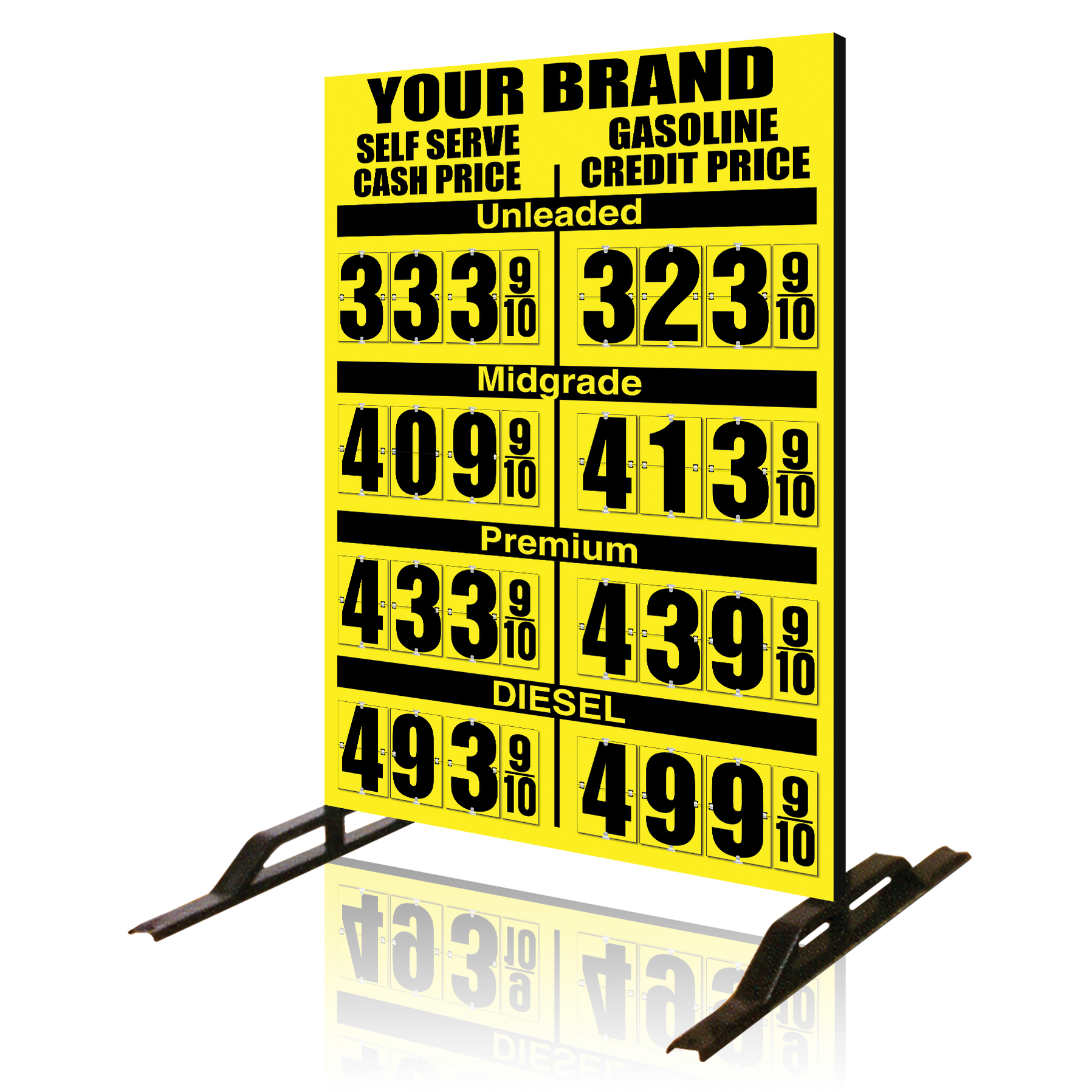 Gas Price Flip Sign