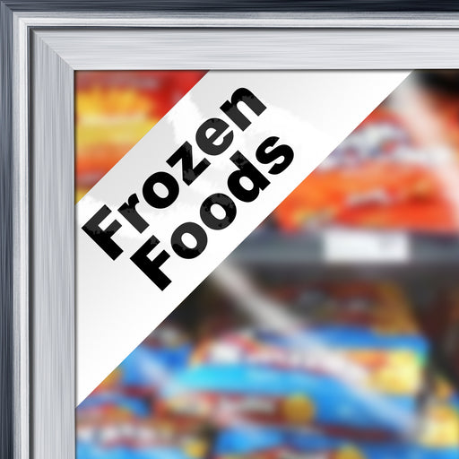 "Frozen Foods" Cooler Door Decal