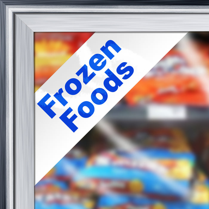 "Frozen Foods" Cooler Door Decal