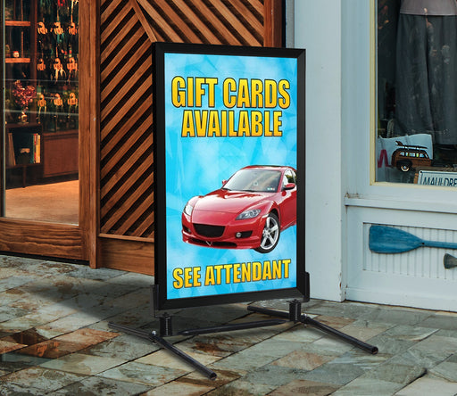 Auto Gift Cards Available- 28" x 44" .020 Styrene Insert