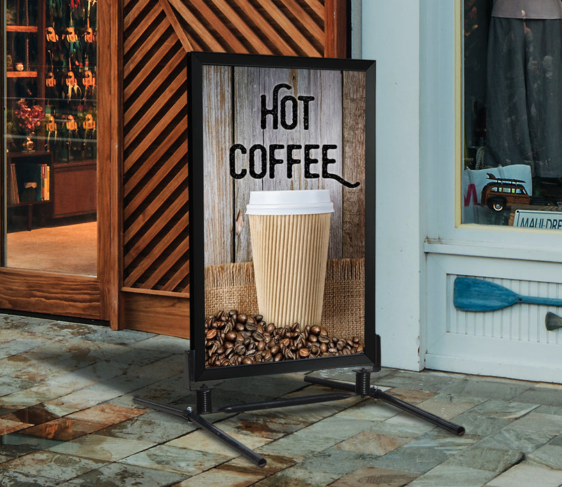 Hot Coffee-  28"w x 44"h Styrene Insert