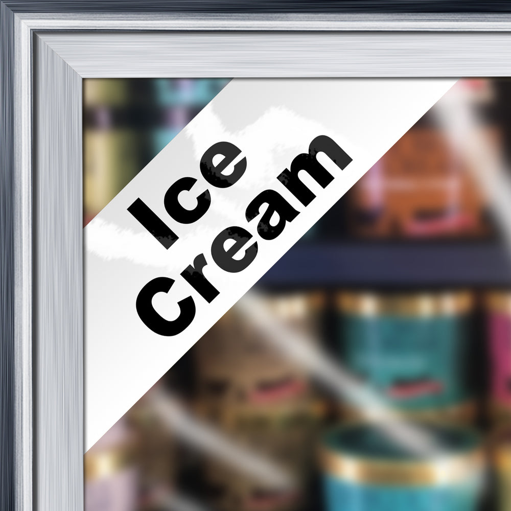 "Ice Cream" Cooler Door Decal
