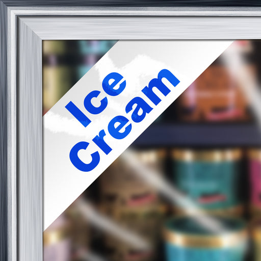 "Ice Cream" Cooler Door Decal