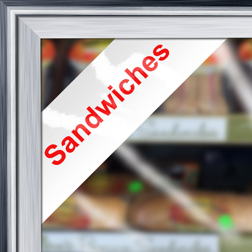 "Sandwiches" Cooler Door Decal