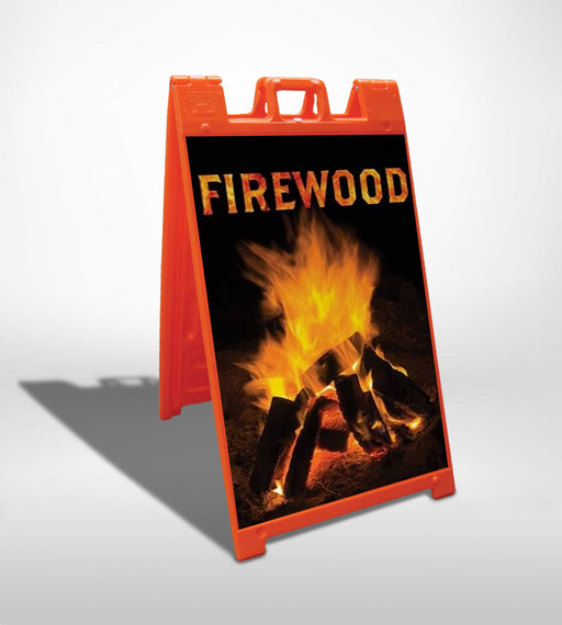Firewood- 24"w x 36"h .040 Styrene Insert