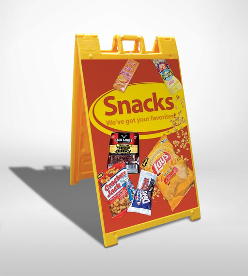 Copy of Snacks- 24"w x 36"h .040 Styrene Insert