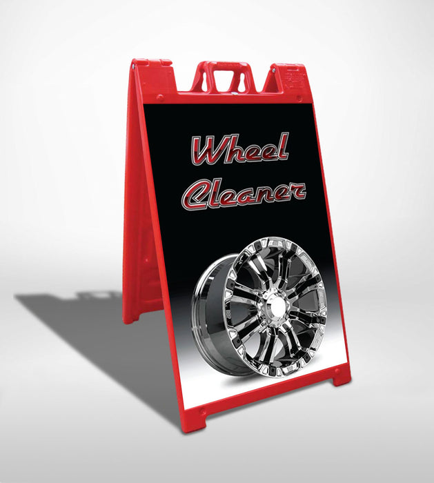 Wheel Cleaner- 24"w x 36"h 4mm Coroplast Insert