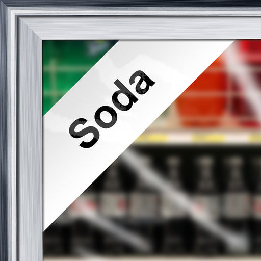 "Soda" Cooler Door Decal