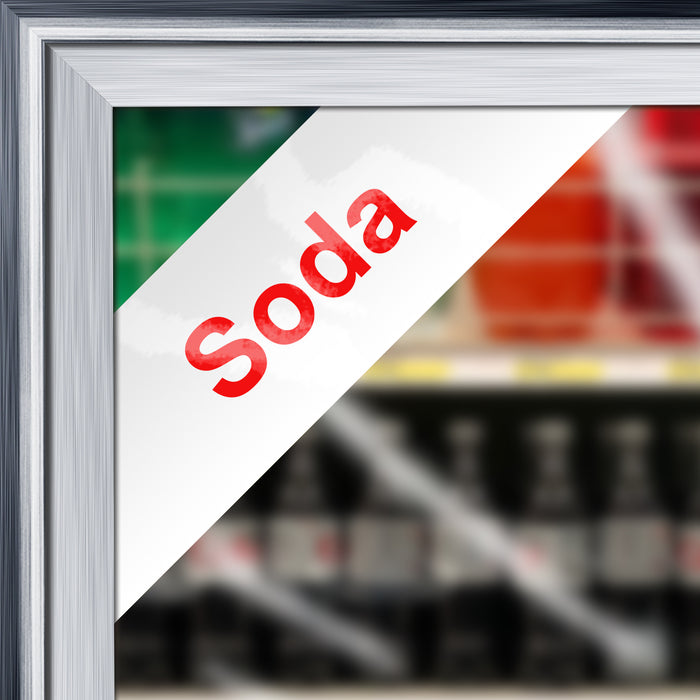 "Soda" Cooler Door Decal