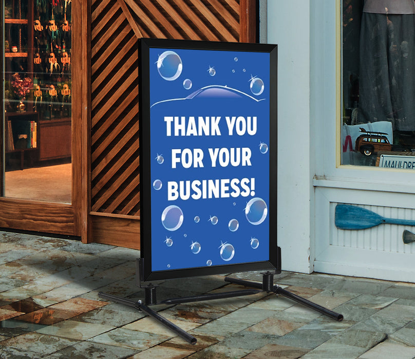 Thank You For Your Business- 28" x 44" .020 Styrene Insert