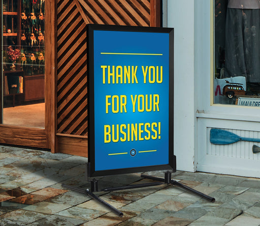 Thank you for your Business- 28" x 44" .020 Styrene Insert