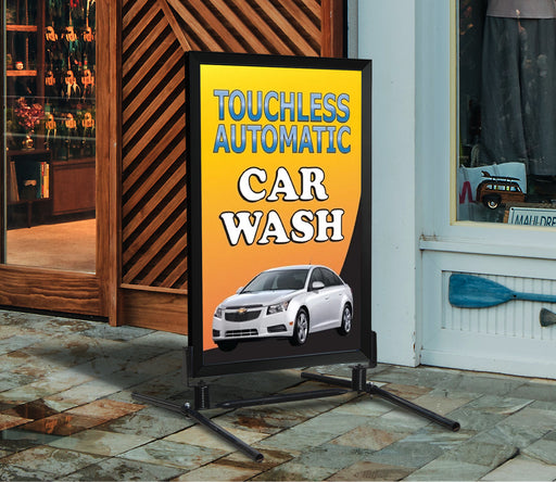 Touchless Automatic Car Wash- 28" x 44" .020 Styrene Insert