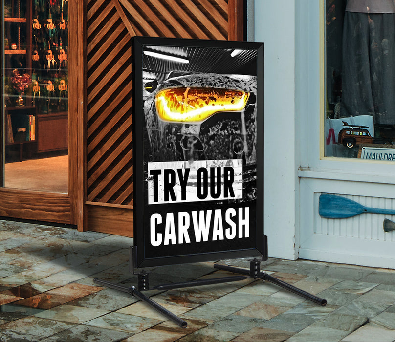Try Our Car Wash- 28"w x 44"h 4mm Coroplast Insert