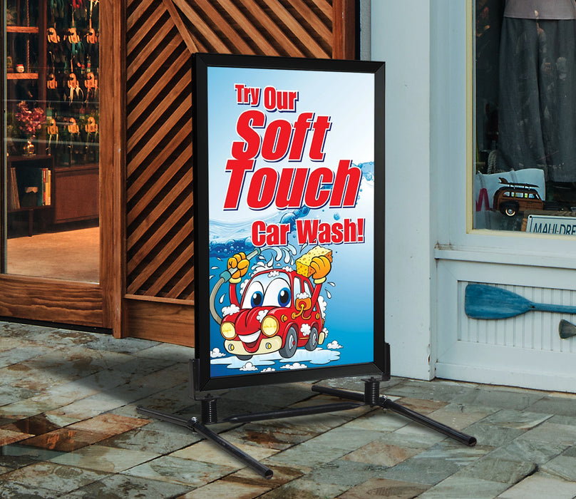 Try Our Soft Touch Car Wash- 28" x 44" .020 Styrene Insert