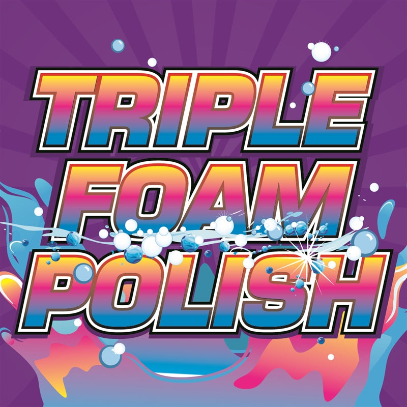 Triple Foam Polish- 12"w x 12"h Square Sign