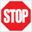 Stop Sign- 24"w x 24"h Squarecade Panel