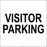 Visitor Parking- 24"w x 24"h Squarecade Panel