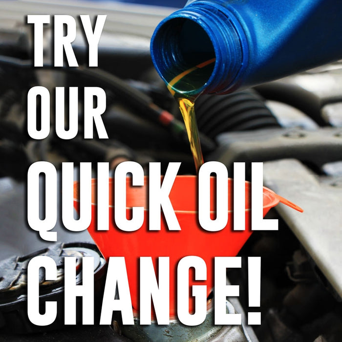 Try Our Quick Oil Change- 24"w x 24"h Squarecade Panel