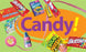 Candy- 20"w x 12"h Ceiling Dangler