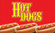Hot Dogs- 20"w x 12"h Ceiling Dangler