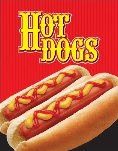 Hot Dogs- 22"w x 28"h 4mm Coroplast Insert