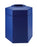 45 Gallon Hex Container- Blue High Density Polyethylene
