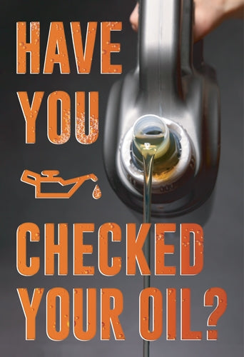 Check Your Oil- Waste Container Insert