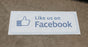 Like us on Facebook' Event-Trac Decal