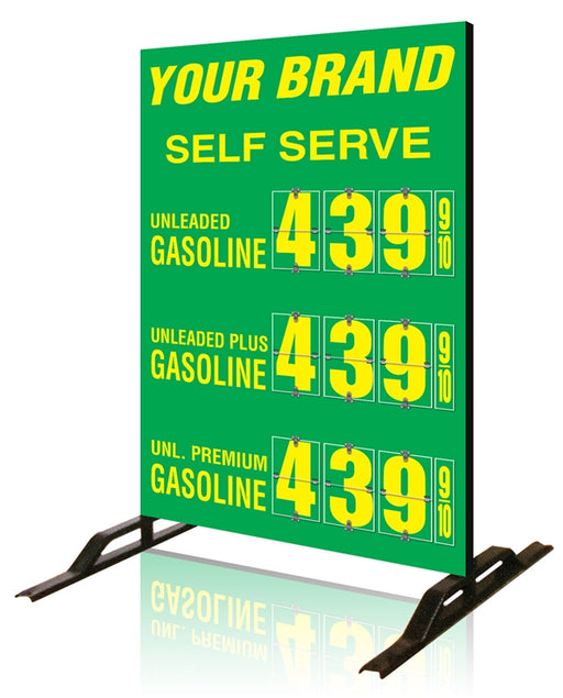 Three Product Flip All Double Sided Sign