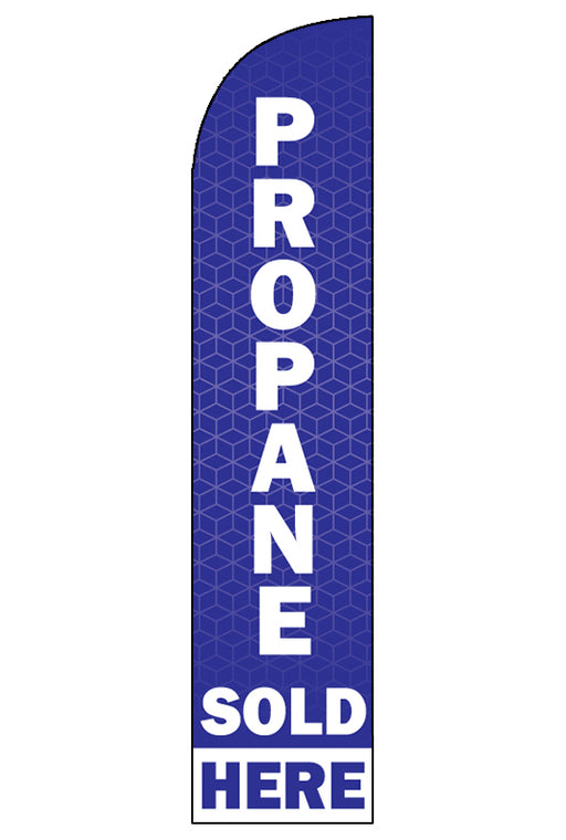 Propane Sold Here Flag- Blade Style