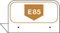 Aluminum FPI Tags- "E85"