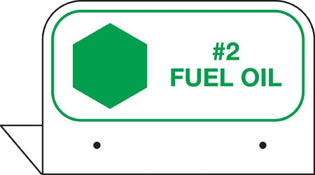 Aluminum FPI Tags- "#2 Fuel Oil"