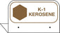 Aluminum FPI Tags- "K-1 Kerosene"