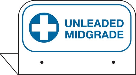 Aluminum FPI Tags- "Unleaded Midgrade"